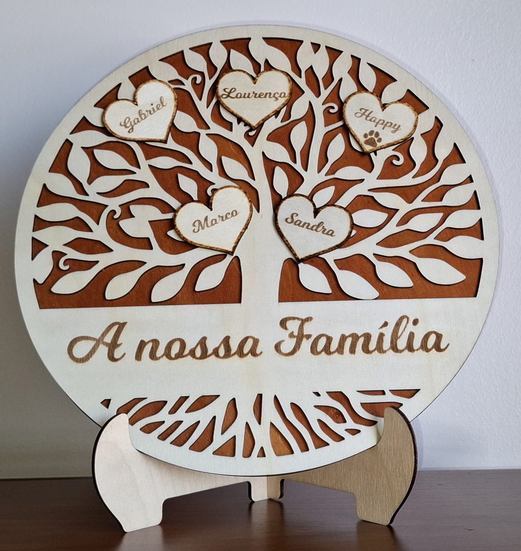 Árvore da Família Personalizada um Presente Especial. Crie a sua Árvore da Família, um símbolo encantador e cheio de significado.