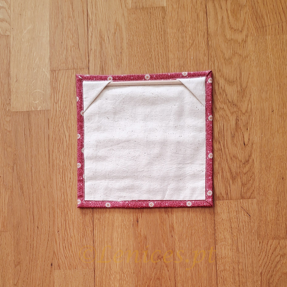 Mini-Quilt Coração, Mini-Quit de parede